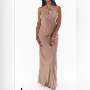 Show Me Your MuMu Dune Jasmine Halter Dress